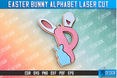 Easter Alphabet Laser Cut | Easter Design | CNC Files