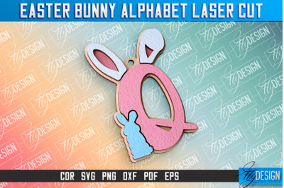 Easter Alphabet Laser Cut | Easter Design | CNC Files