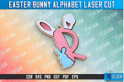 Easter Alphabet Laser Cut | Easter Design | CNC Files