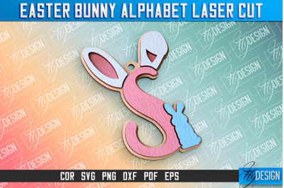 Easter Alphabet Laser Cut | Easter Design | CNC Files