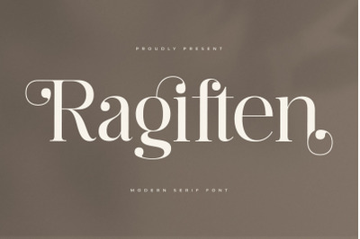 Ragiften - Modern Serif Font