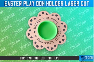 Easter Play Doh Holder Design | Easter Design | CNC File