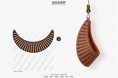 3D Earring SVG Bundle - Laser Cut Jewelry Templates