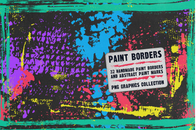 Paint Borders and More Graphics Set