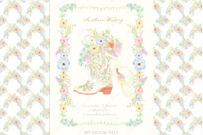 Southern Wedding &nbsp;Sage Green Cream Flowers