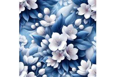 seamless pattern blue