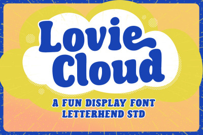 Lovie Cloud Fun Display Font