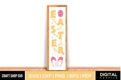 Easter Vibe, Easter Porch Sign SVG Cut Files