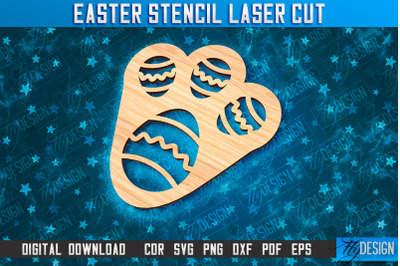 Easter Stencil | Stencil Laser Cut Design | CNC Files