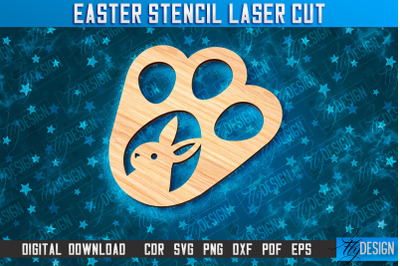 Easter Stencil | Stencil Laser Cut Design | CNC Files