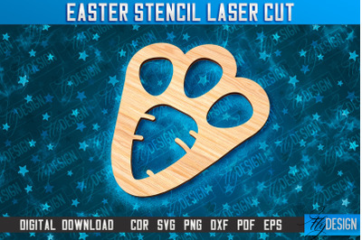 Easter Stencil | Stencil Laser Cut Design | CNC Files