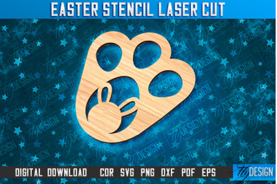 Easter Stencil | Stencil Laser Cut Design | CNC Files