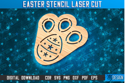 Easter Stencil | Stencil Laser Cut Design | CNC Files