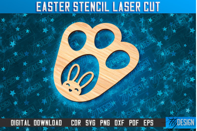 Easter Stencil | Stencil Laser Cut Design | CNC Files