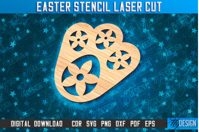 Easter Stencil | Stencil Laser Cut Design | CNC Files