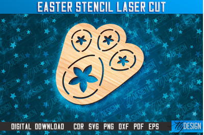 Easter Stencil | Stencil Laser Cut Design | CNC Files