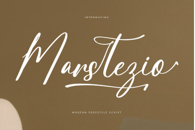 Marstezio - Modern Freestyle Script