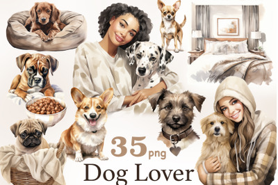 Dog Lover Clipart | Pet Images Bundle
