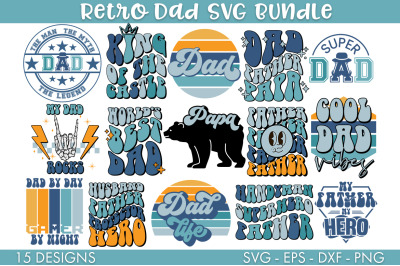 Father&#039;s Day Dad SVG Bundle Sublimation Cut file