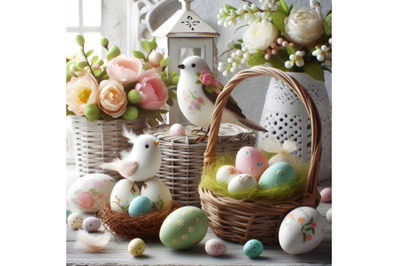 Easter decorative baskets