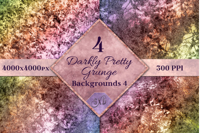 Darkly Pretty Grunge Backgrounds 4 - 4 Images