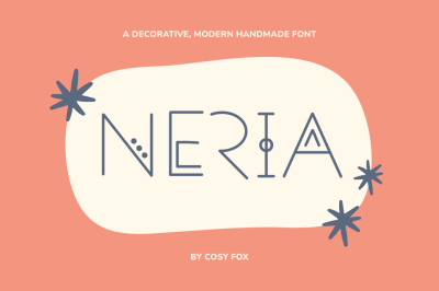 Neria | Ornate Display Font