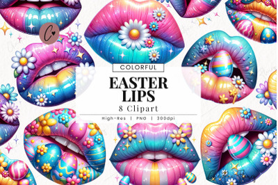 Easter Lips Clipart