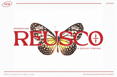 Reusco - Display Typeface