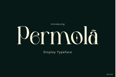 Permola - Display Serif