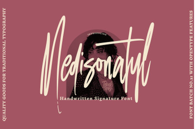 Medisonatyl - Handwritten Signature