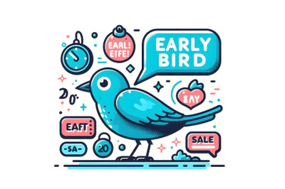 Early bird. Discount special offer