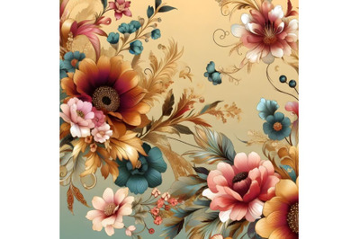 Fashion floral background