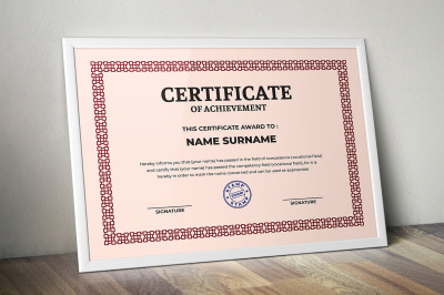 Certificate Template V006