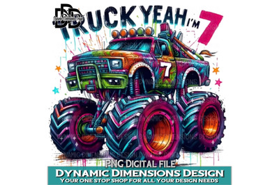 Truck Yeah I&#039;m 7 PNG