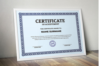 Certificate Template Set Bundle V003