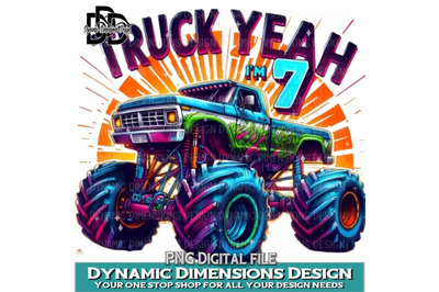 Truck Yeah I&#039;m 7 PNG