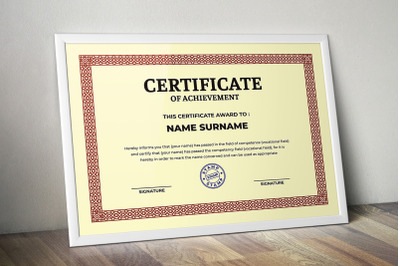 Certificate Template Set Bundle V005