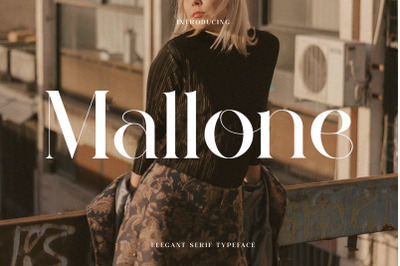 Mallone Elegant Serif Typeface
