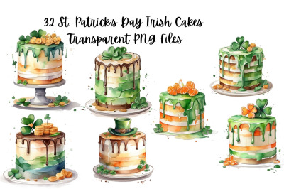 34 St Patrick&#039;s Day Cakes Clipart