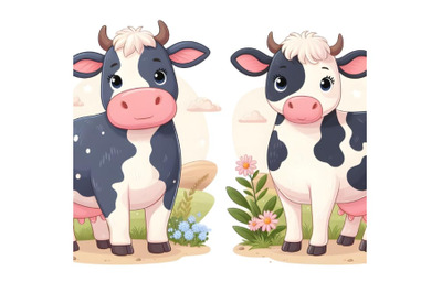 farm animals cow