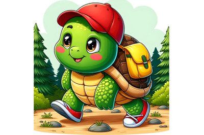 Cute turtle cartoon