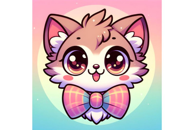 Cute cartoon cat