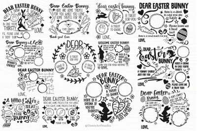 Easter Bunny Tray SVG Bundle | Easter Svg Bundle | Kids Easter Svg