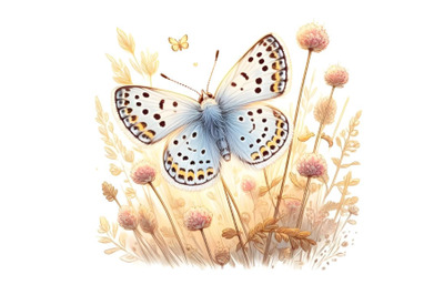 Butterfly&2C; Small Grass-yellow