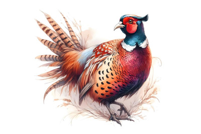 sketch of pheasant