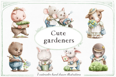 Cute gardeners