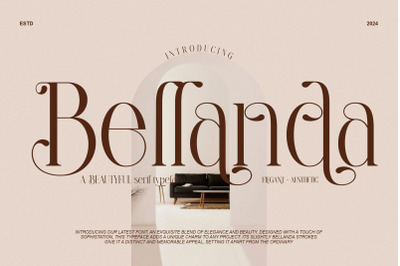 Bellanda Beautiful Serif Typeface