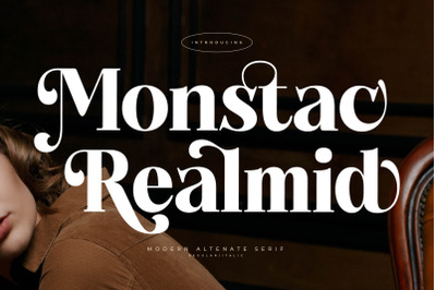 Monstac Realmid - Modern Alternate Serif
