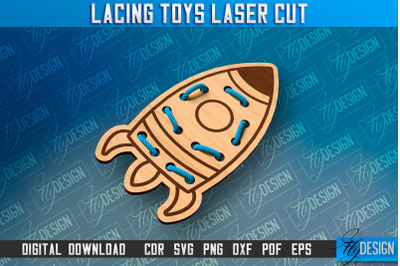 Lacing Toys Laser Cut | Toys Laser Cut Design | CNC Files