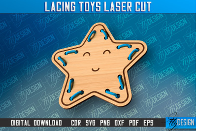 Lacing Toys Laser Cut | Toys Laser Cut Design | CNC Files